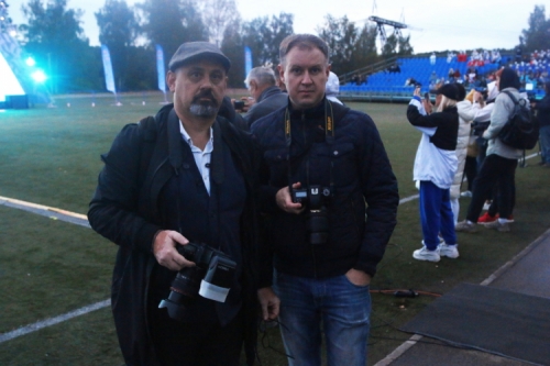 Заур Карамызов и Игорь Новиков на Лыжном стадионе в Красногорске